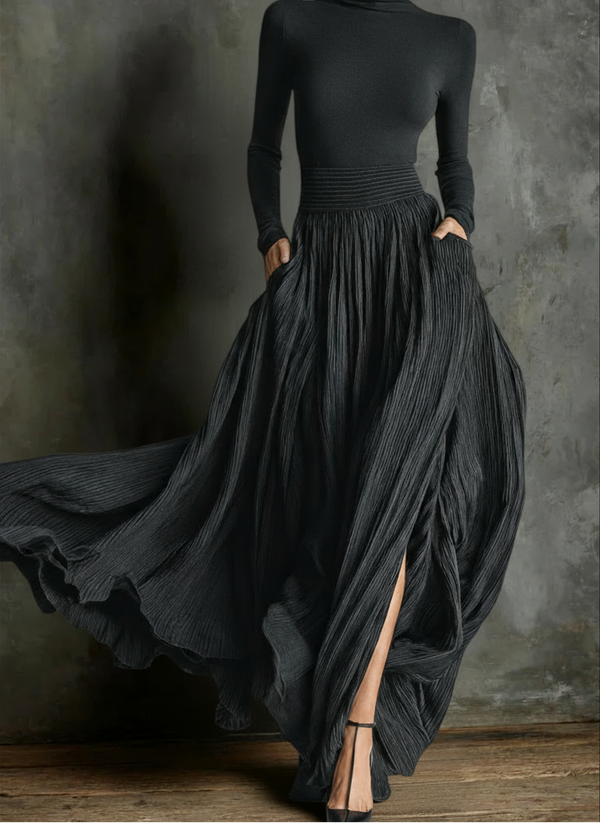Raquel - Maxikleid mit hoher Taille