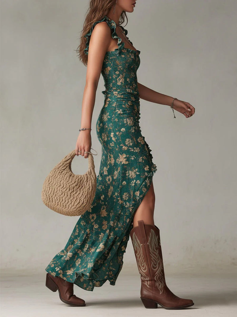 Mika - Boho-Retro-Maxikleid