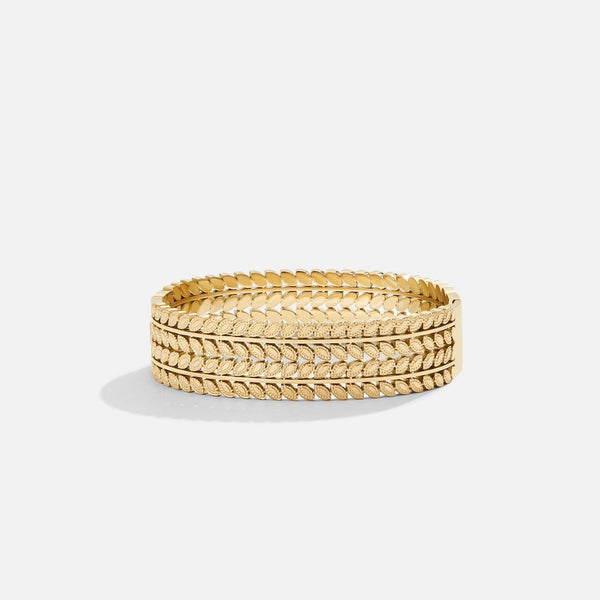 Paula - Mehrlagiges Armband aus Blattgold