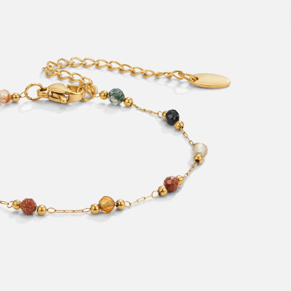 Lulu - Perlen und Steinarmband