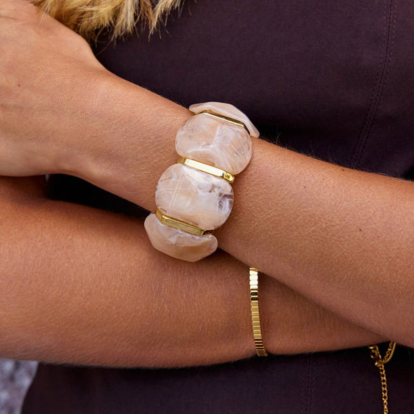 Ida - Chunky Elastic Bangle