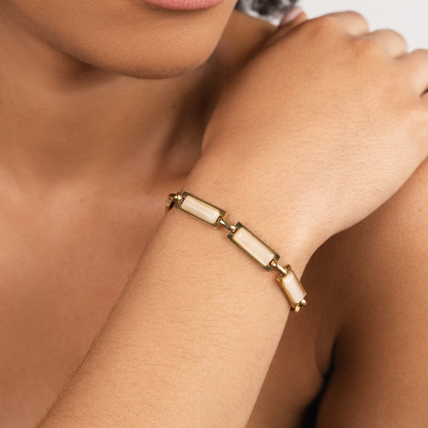 Nola - Opal Baguette Armband