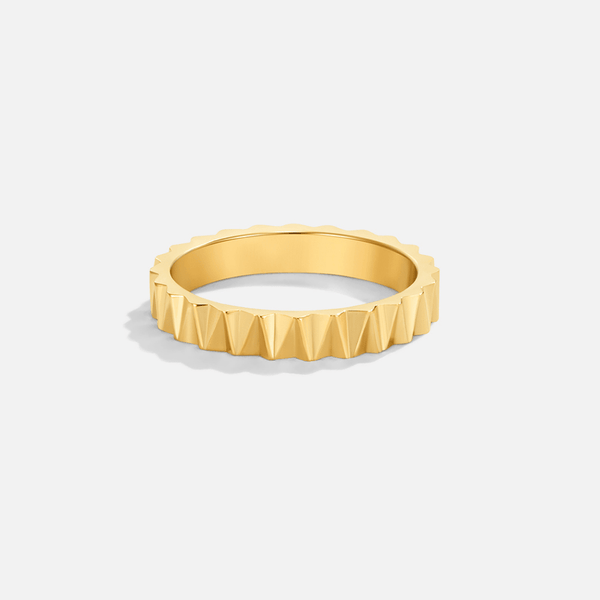 Reene – Geometrischer Goldring