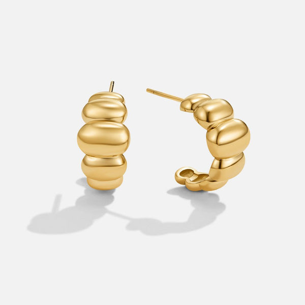 Rene - Goldene Ohrringe