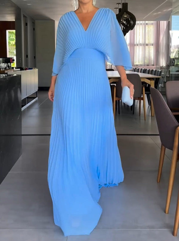 Sassa - Maxikleid mit V-Ausschnitt