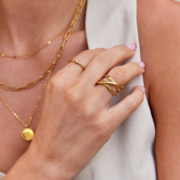 Trinity – Gekreuzter Goldring