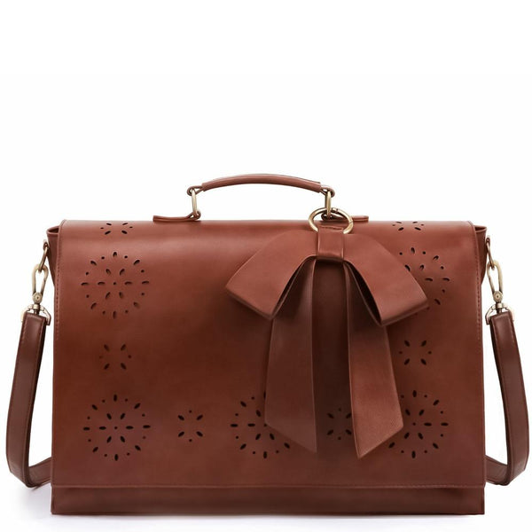 Bernadette - Satchel-Handtasche mit Schleife
