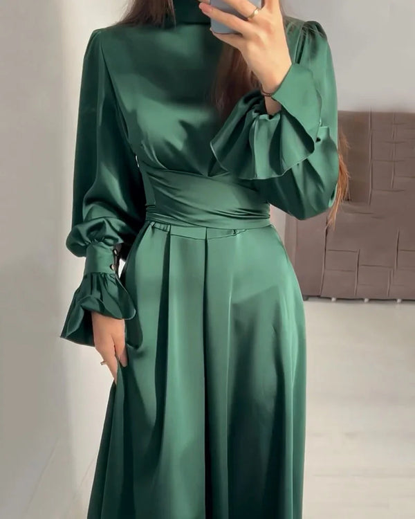 ItalianFrost - Satin-Maxikleid