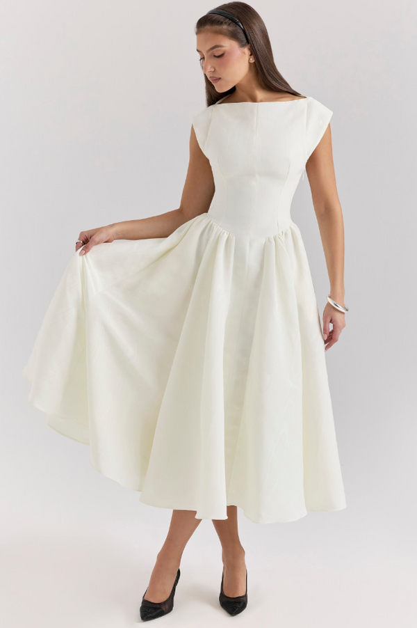 Lucia - plissiertes Midikleid