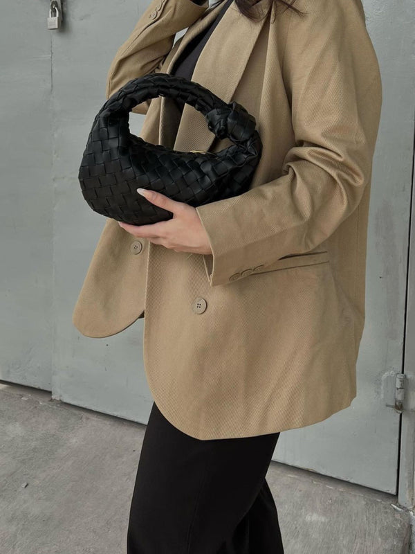 Marigold - kleine Henkeltasche, geflochten