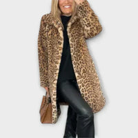 Jéssica™ | Mantel mit Leopardenmuster