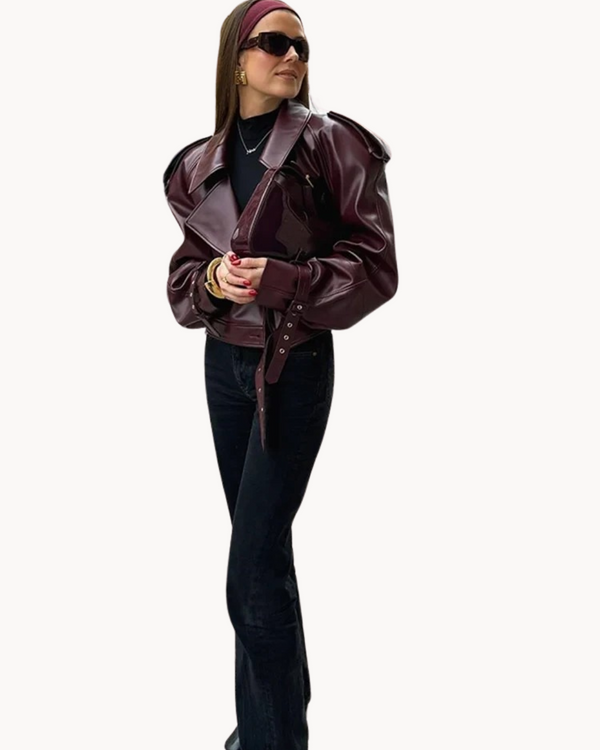 Rosalba™ | Jacke aus Kunstleder