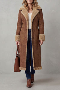 Rowan™ | Langer Wintermantel mit Shearling-Futter
