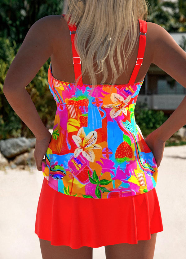 Eleanor™ | Elegantes Tankini-Kleid mit Blumenmuster