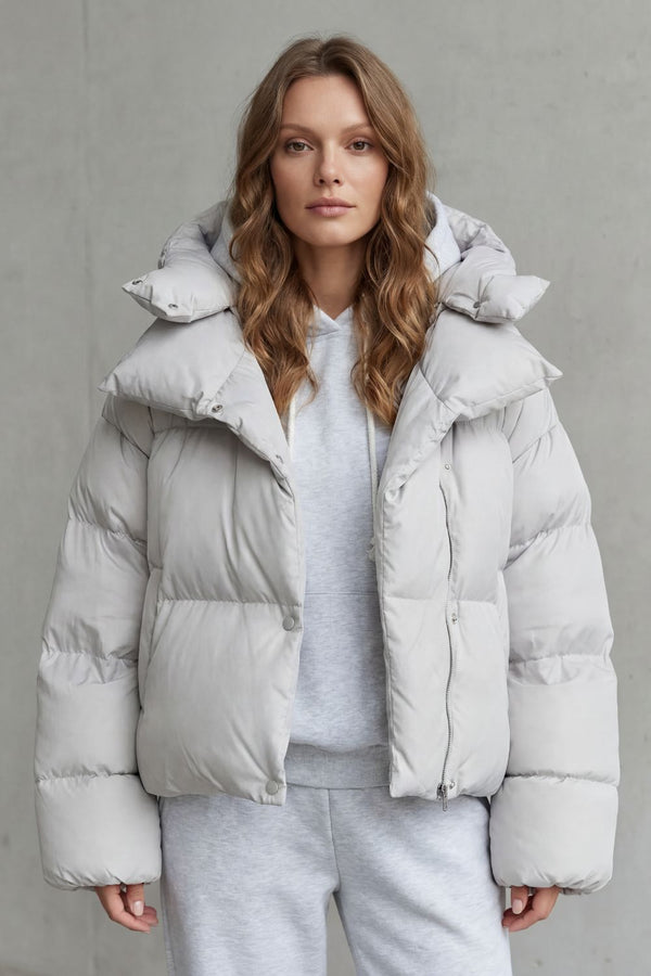 Xiomara™ | Wolkenweiche cropped Steppjacke