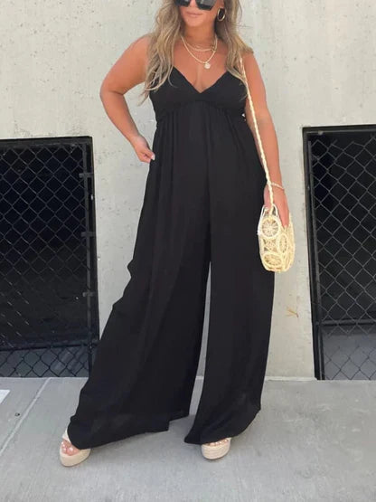 Mara - Jumpsuit mit V-Ausschnitt