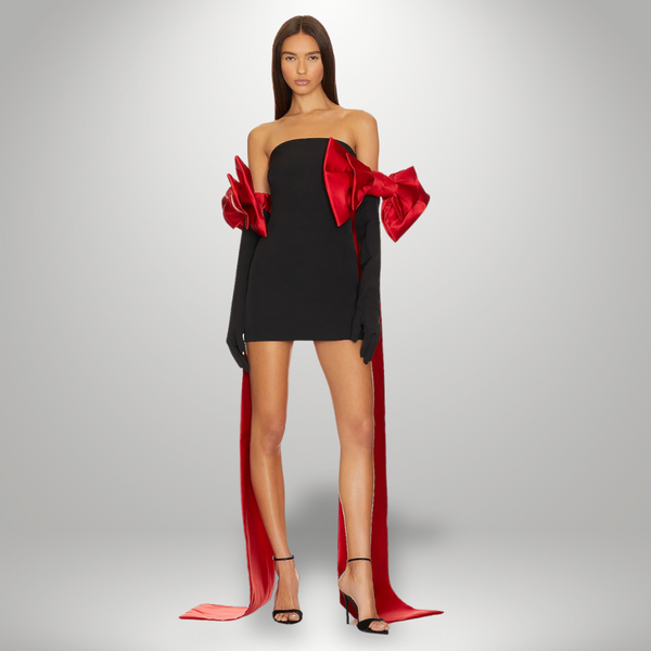 Milena™ - Statement Kleid mit Schleife