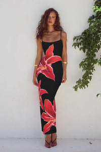 Thalina™ - Blumenkleid mit Rückenschlitz