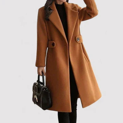 Clara™ | Wollmantel mit Gürtel