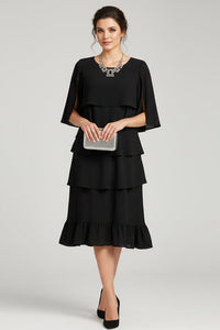 Anna - elegantes Midikleid mit Rüschen