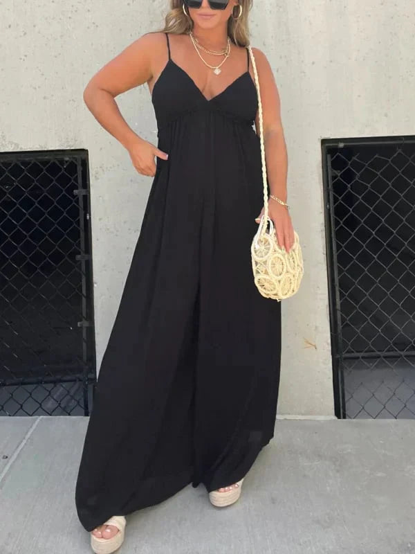 Mara - Jumpsuit mit V-Ausschnitt
