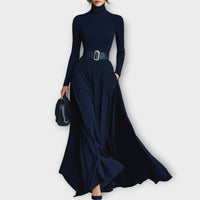 Celina | Kleid mit hohem Kragen