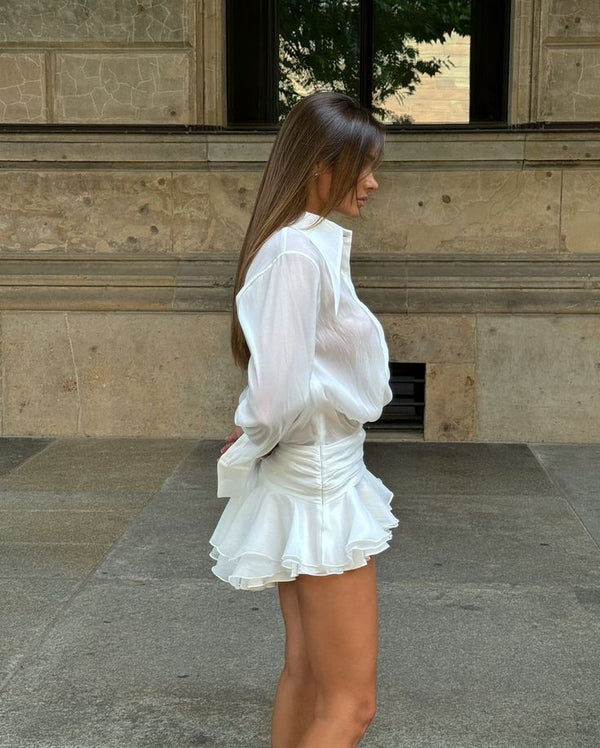 Brynlee - plissiertes Minikleid