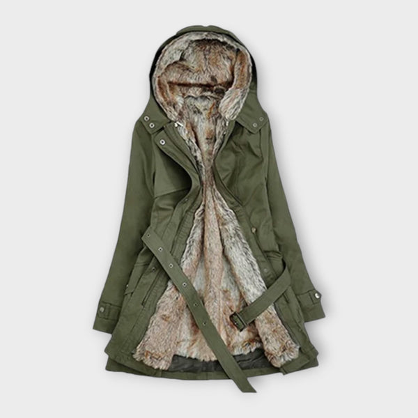 Mikash™ | Warme Jacke mit Fellfutter