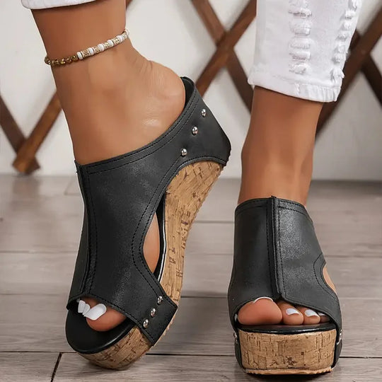 Melissa - Keil-Sandalen mit Fußgewölbestütze