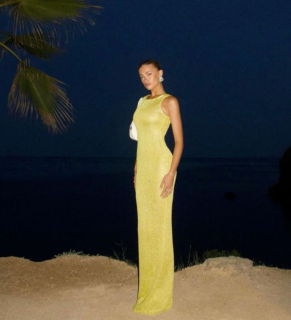 Elsie - ärmelloses Maxikleid