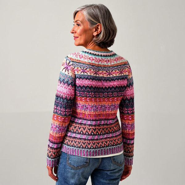Amy™ | Strickpullover im Vintage-Island-Stil