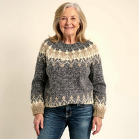 Angela™ | Strickpullover im Vintage-Island-Stil