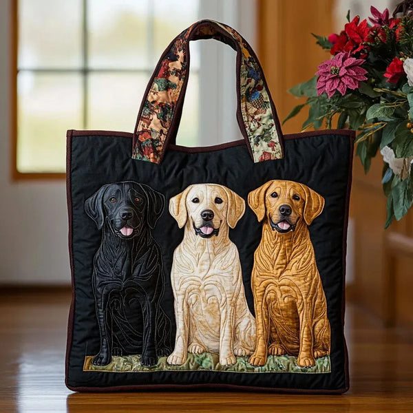 Handgefertigte Tasche | Drei Labradore