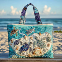 Handgefertigte Tasche | Liebe zu Schildkröten