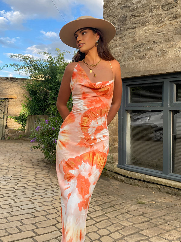 Galilea - tropisches Blumen-Maxikleid