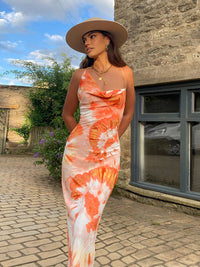 Galilea - tropisches Blumen-Maxikleid