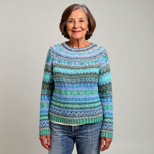 Bethany™ | Strickpullover im Vintage-Island-Stil