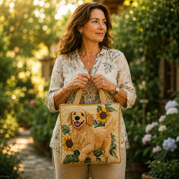 Handgefertigte Tasche | Golden Retriever
