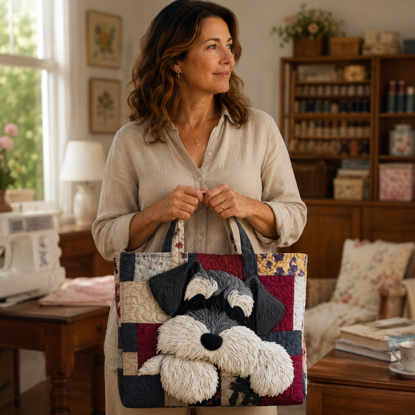 Handgefertigte Tasche | Schnauzer
