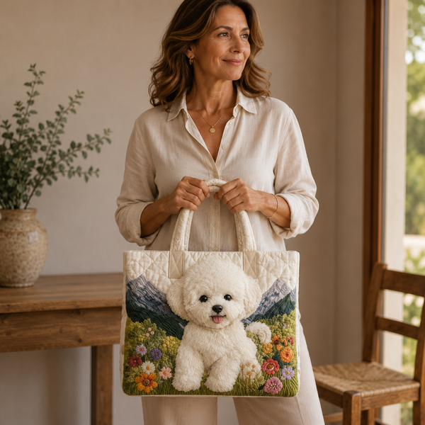 Handgefertigte Tasche | Bezaubernder Hund
