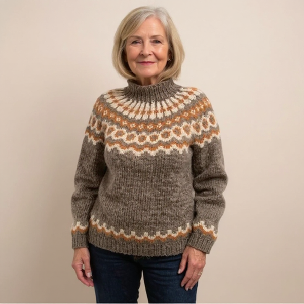 Carla™ | Strickpullover im Vintage-Island-Stil