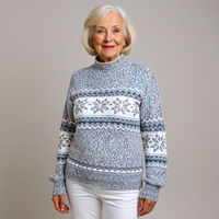 Caroline™ | Strickpullover im Vintage-Island-Stil