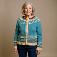 Cassandra™ | Strickpullover im Vintage-Island-Stil