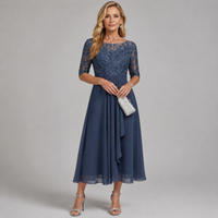 Zaria - Spitzen-Midikleid – mühelose Eleganz
