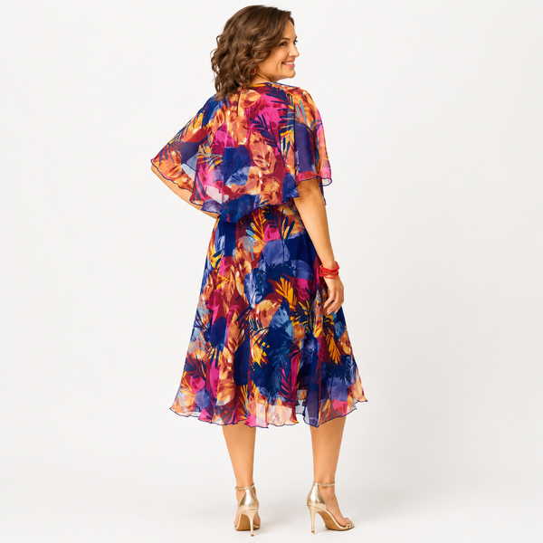 Vivian - bequemes Chiffonkleid in großen Größen
