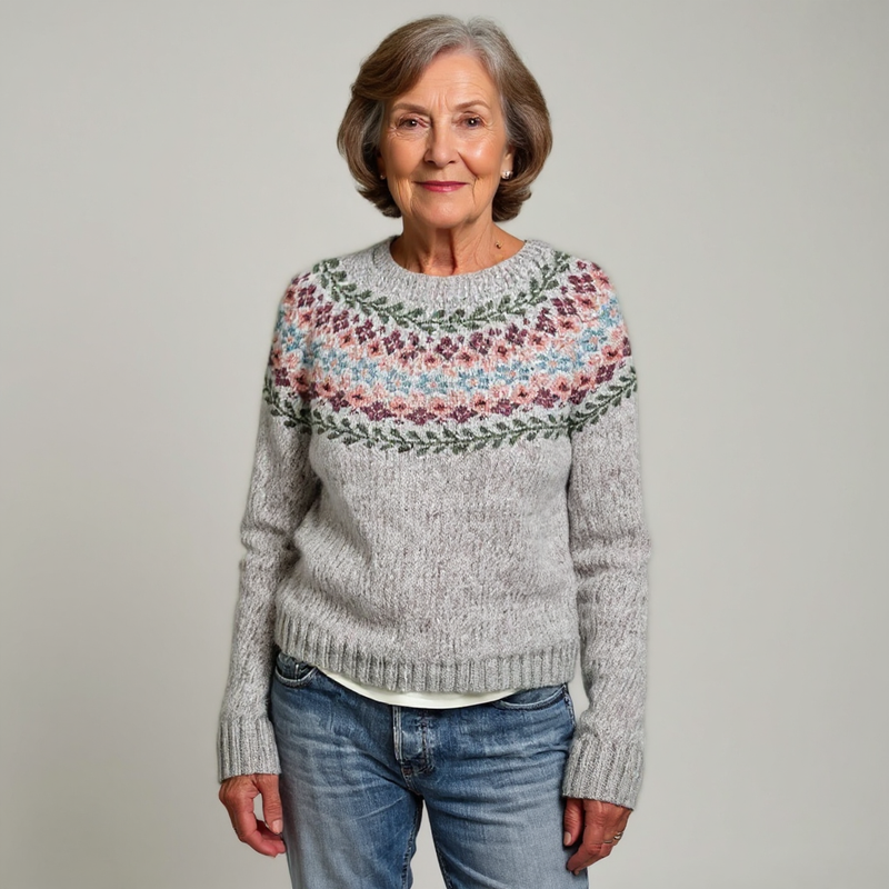 Chelsea™ | Strickpullover im Vintage-Island-Stil