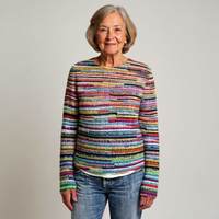 Christina™ | Strickpullover im Vintage-Island-Stil