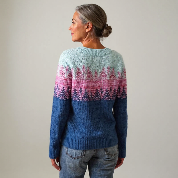 Cynthia™ | Strickpullover im Vintage-Island-Stil