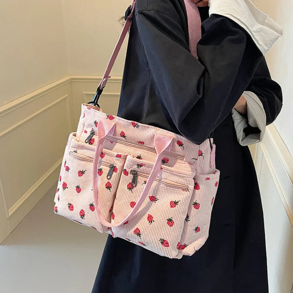 Rosie - Shopper mit Erdbeer-Motiv