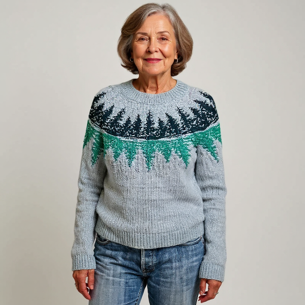 Danielle™ | Strickpullover im Vintage-Island-Stil